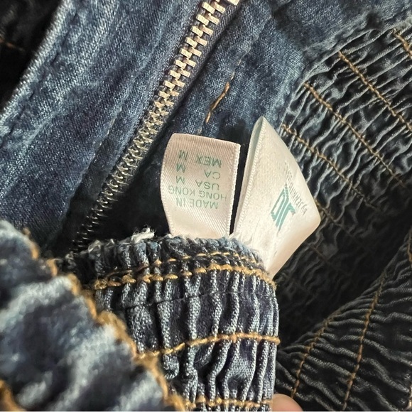 Vintage Y2K Jennifer Lopez Smocked Denim Jumpsuit - Picture 7 of 8